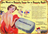 1950 Palmolive Bath Soap - Metal Sign 2