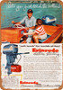 1955 Evinrude Outboard Motors - Metal Sign