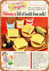 1964 Kraft Velveeta Cheeseburgers - Metal Sign