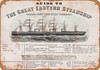 1860 Guide to the Great Eastern Steamship - Metal Sign