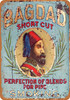 Bagdad Short Cut Pipe Tobacco - Metal Sign