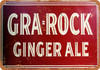 Gra-Rock Ginger Ale - Metal Sign