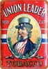 Union Leader Tobacco - Metal Sign