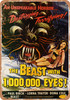 Beast With A 1.000,000 Eyes (1955) - Metal Sign Beast With A 1.000,000 Eyes (1955) - Metal Sign