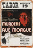 Murders in the Rue Morgue (1932) - Metal Sign