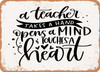A Teacher Takes a Hand - Metal Sign