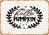 Hello Pumpkin - 3 - Metal Sign