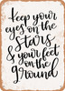 Eyes On the Stars  - Metal Sign