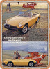 1977 MG MGB Exciting Opportunity to See the World Inquire at Your MG Dealer Vintage Ad - Metal Sign