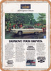 1975 Chevy Caprice Classic Sport Sedan Vintage Ad - Metal Sign