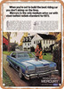 1973 Mercury Marquis Brougham Vintage Ad - Metal Sign