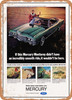 1972 Mercury Monterey 4 Door Hardtop Vintage Ad - Metal Sign