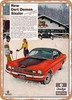 1971 Dodge Dart Demon Sizzler Vintage Ad - Metal Sign