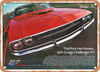 1970 Dodge Challenger R T Vintage Ad - Metal Sign