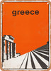 1963 Greece 2 Vintage Ad - Metal Sign