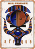 1963 Air France, Africa Vintage Ad - Metal Sign
