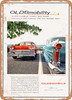 1958 Oldsmobile Oldsmobility a New Mode in Motion That Takes You Out of the Ordinary Into the Rocket Age Vintage Ad - Metal Sign 1958 Oldsmobile Oldsmobility a New Mode in Motion That Takes You Out of the Ordinary Into the Rocket Age Vintage Ad - Metal Sign