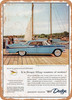1957 Dodge Custom Royal Lancer 4 Door Hardtop Vintage Ad - Metal Sign