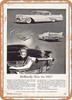 1957 Cadillac New Model Vintage Ad - Metal Sign