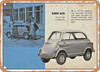 1957 BMW 600 the New Style of Tiny Cars Vintage Ad - Metal Sign