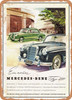 1954 Mercedes Benz Type 220 Germany Vintage Ad - Metal Sign