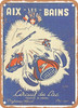 1953 Aix-les-Bains Circuit of the Lake Trophy of Savoie Vintage Ad - Metal Sign