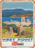 1952 West Point United States Military Academy New York Central System Vintage Ad - Metal Sign