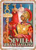 1951 Pablo Sevilla Holy Week 1951 Vintage Ad - Metal Sign