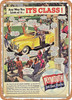 1941 Plymouth Special De Luxe Convertible Coupe Its Class Vintage Ad - Metal Sign