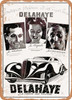 1935 Delahaye Super Luxe Coupe Vintage Ad - Metal Sign