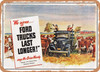 1934 Ford Flatbed Truck Vintage Ad - Metal Sign