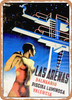 1932 Las Arenas Spa, Valencia Vintage Ad - Metal Sign