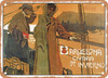 1929 Barcelona City of Winter Vintage Ad - Metal Sign
