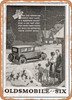 1927 Oldsmobile Coach Vintage Ad - Metal Sign