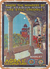 1920 Where the Wonders of the Arabian Nights Are Still Credible Agra Fatehpur Sikri India Vintage Ad - Metal Sign 1920 Where the Wonders of the Arabian Nights Are Still Credible Agra Fatehpur Sikri India Vintage Ad - Metal Sign