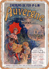 1892 PLM railways Auvergne, Vichy, Royat Vintage Ad 2 - Metal Sign