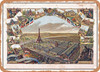 1889 Universal Exhibition of Paris Vintage Ad - Metal Sign