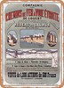 1883 Company of Narrow-Gauge Railways of the West. Saumur Network Vintage Ad - Metal Sign