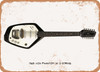 1965 Vox Phantom XII 12-String Pencil Drawing - Rusty Look Metal Sign 1965 Vox Phantom XII 12-String Pencil Drawing - Rusty Look Metal Sign