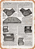 1902 Sears Catalog Music Boxes Page 210 - Rusty Look Metal Sign