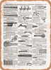 1902 Sears Catalog Musical Accessories Page 225 - Rusty Look Metal Sign