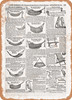 1902 Sears Catalog Hammocks Page 333 - Rusty Look Metal Sign