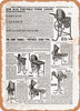 1902 Sears Catalog Acme Forges Page 525 - Rusty Look Metal Sign