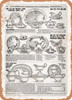 1902 Sears Catalog Glassware Page 624 - Rusty Look Metal Sign