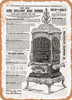 1902 Sears Catalog Heaters Page 806 - Rusty Look Metal Sign