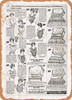 1902 Sears Catalog Women's Apparel Page 1120 - Rusty Look Metal Sign