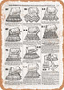 1902 Sears Catalog Women's Apparel Page 1121 - Rusty Look Metal Sign