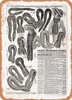 1902 Sears Catalog Women's Apparel Page 1156 - Rusty Look Metal Sign