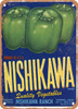 Nishikawa Coachella Valley Peppers - Rusty Look Metal Sign