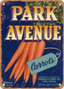 Park Avenue Yuma Arizona Vegetables - Rusty Look Metal Sign